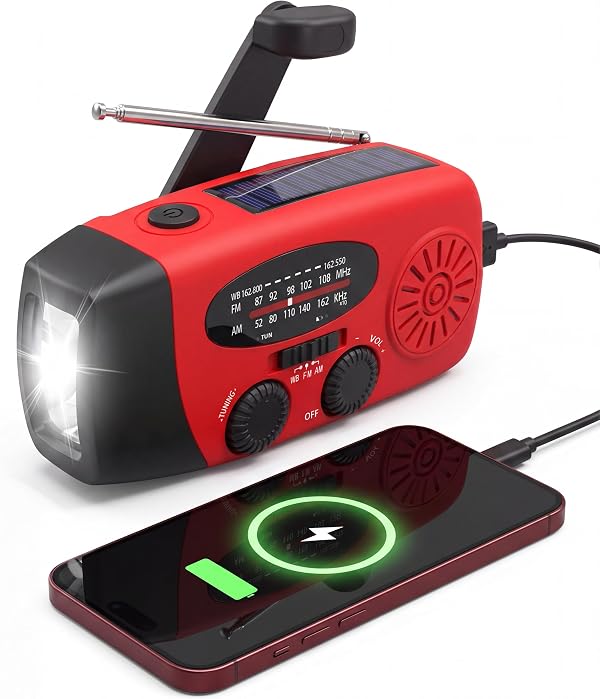 Hand-crank NOAA Weather Radio