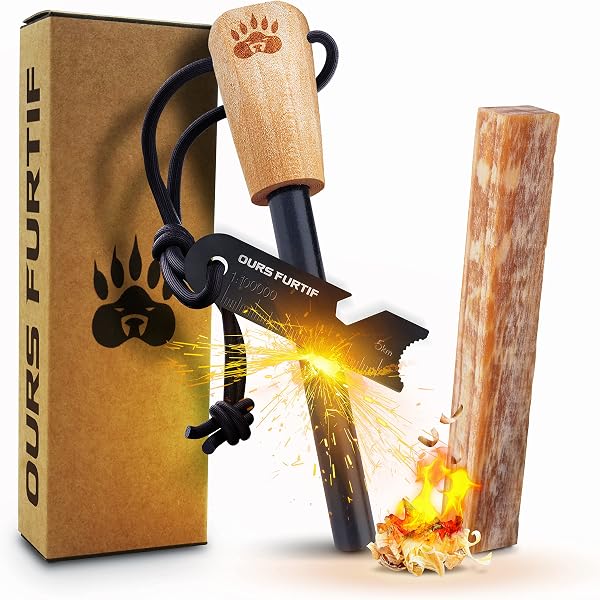 Ferro Rod and Fatwood Bundle