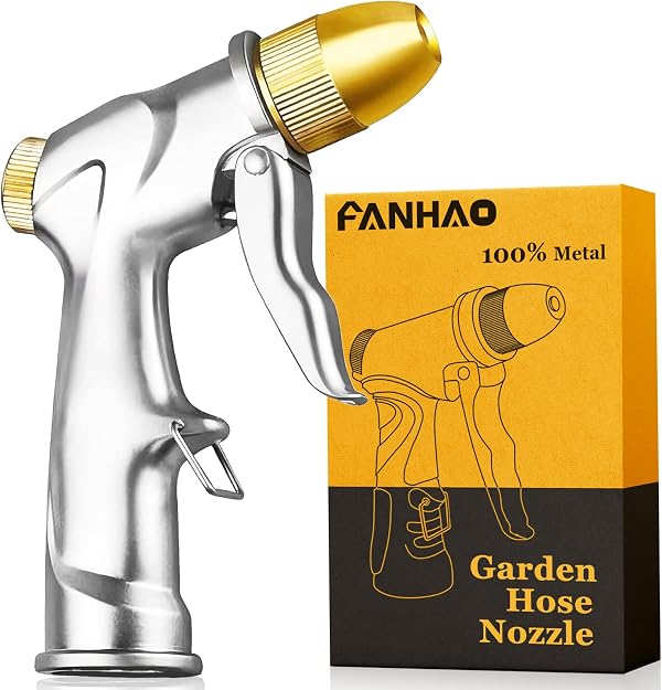 100ft Hose with Shutoff Nozzle