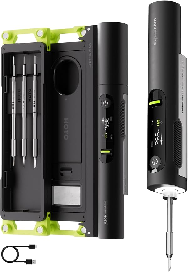 HOTO SNAPBLOQ Cordless Soldering Iron Kit