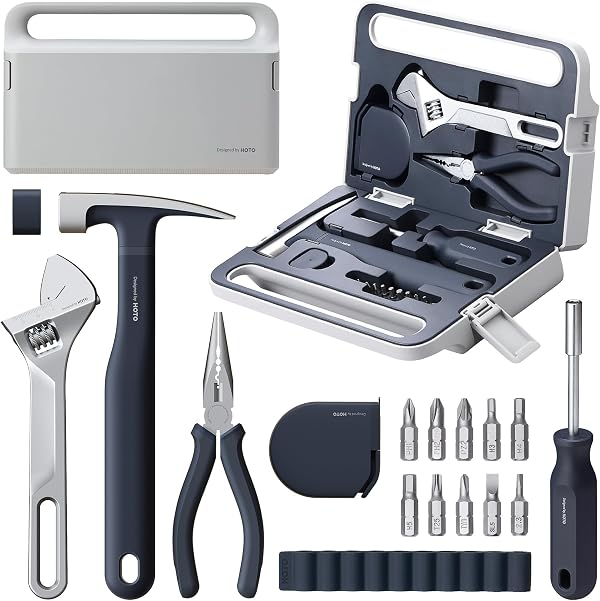 HOTO 16-Piece Home Tool Kit